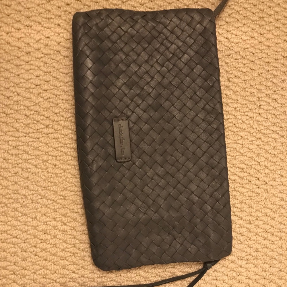 Leather clutch